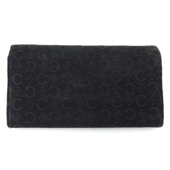 Celine zipper Wallet Macadam black long leather canvas - Picture 1 of 5